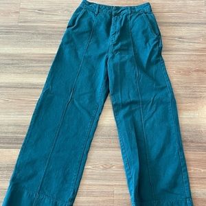 Urban Outfitters BDG Blue Turquoise Wide Leg Pants - Medium